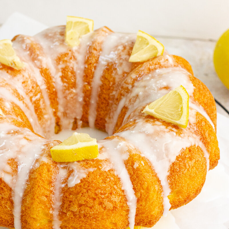 Low FODMAP Lemonade Cake