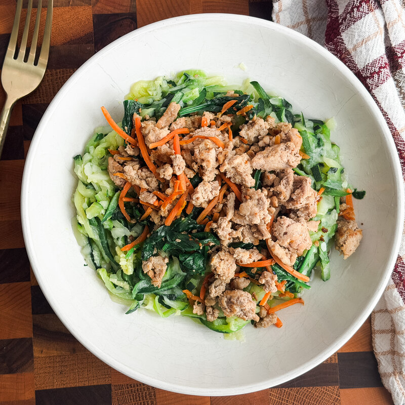 GERD-Friendly Zucchini Noodles with Turkey