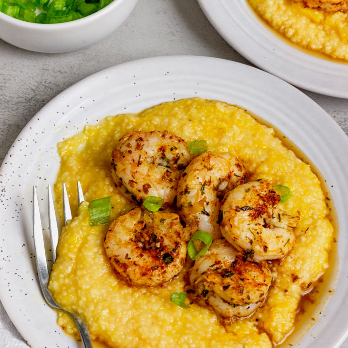 Low FODMAP Shrimp and Grits