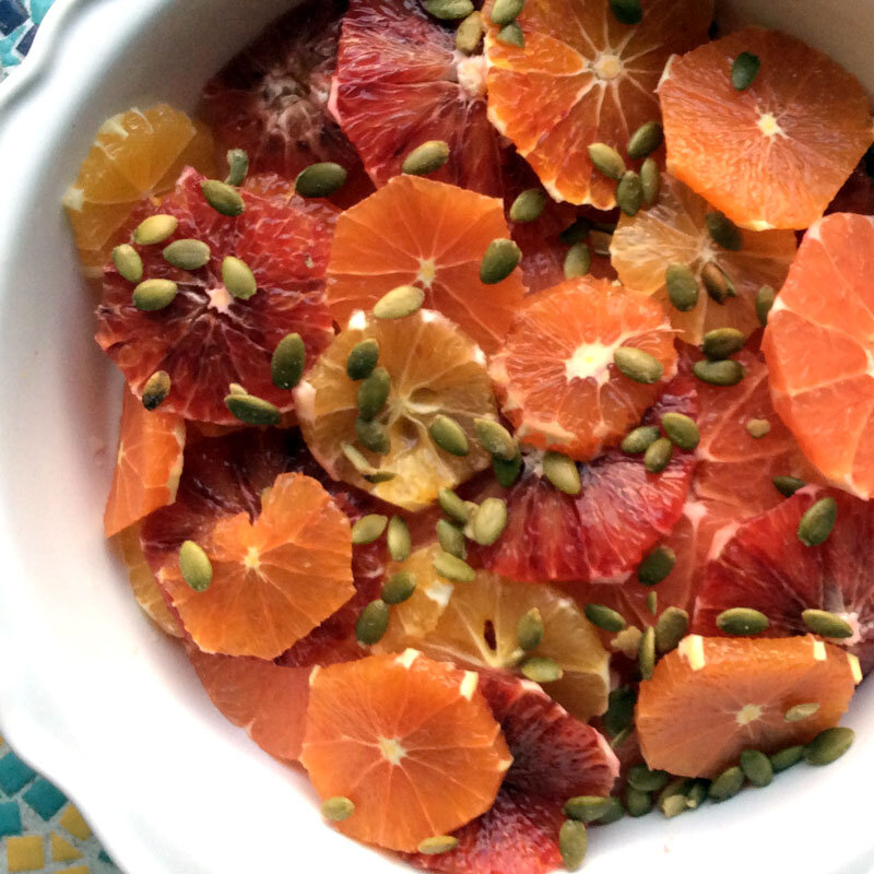 Low FODMAP Citrus Salad with Toasted Pepitas