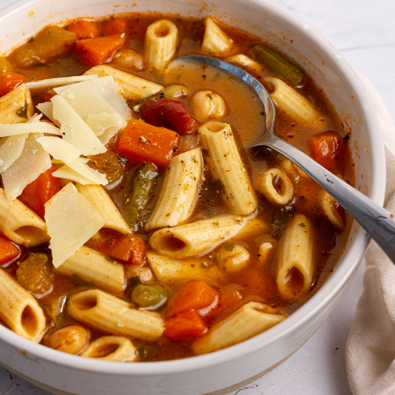 Low FODMAP Minestrone Soup