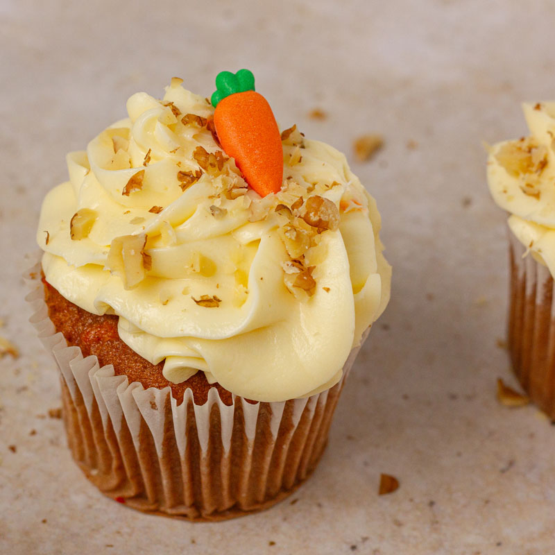 Gluten-Free Carrot Cake Cupcakes