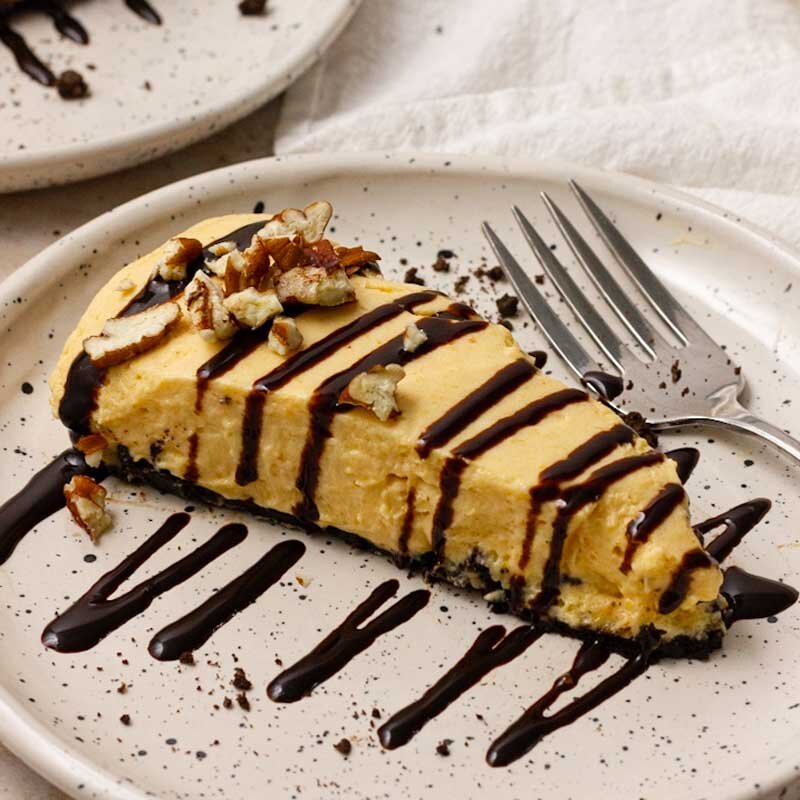 Chocolate Pumpkin Cheesecake