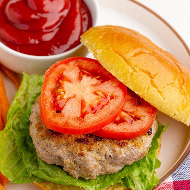Low FODMAP Turkey Burgers