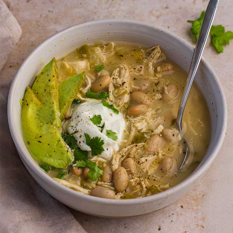 Crockpot White Chicken Chili