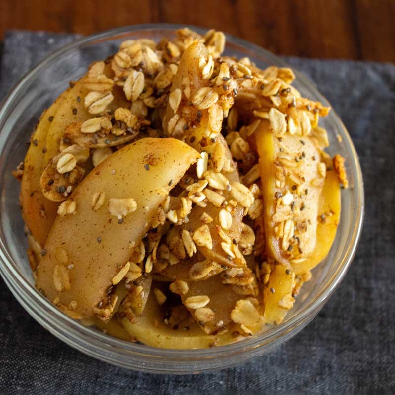 Gluten-Free, Low Sugar Apple Crisp