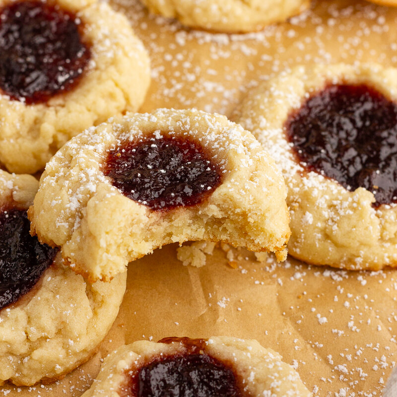 Low FODMAP Thumbprint Cookies