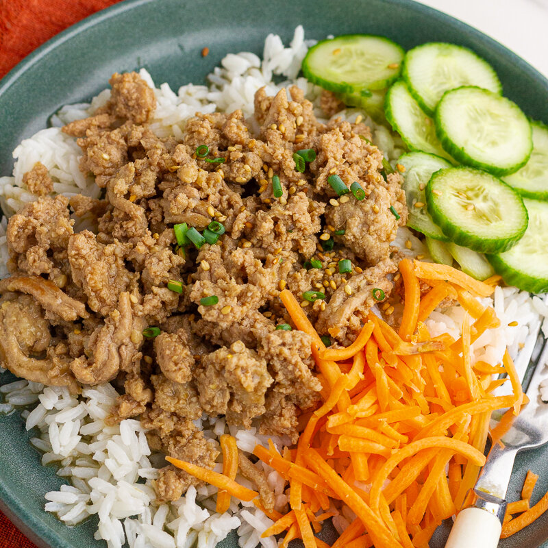 Low FODMAP Teriyaki Beef Bowl