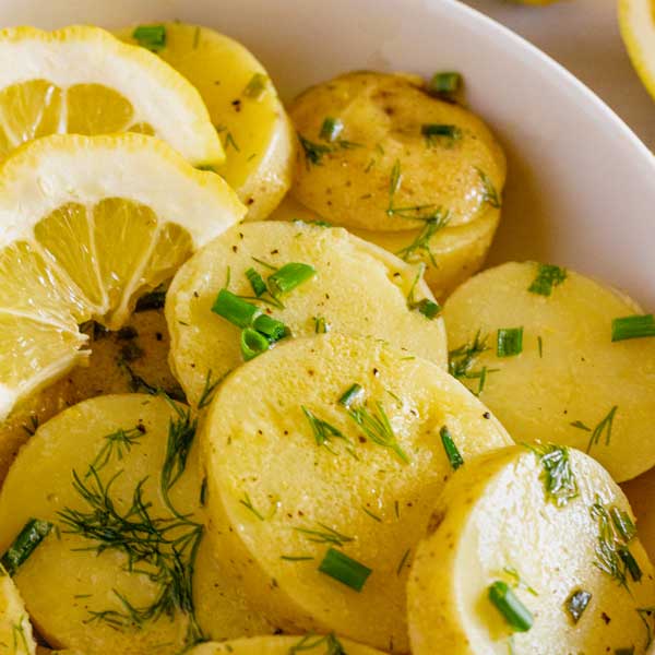 Low FODMAP Lemon Dill Potato Salad