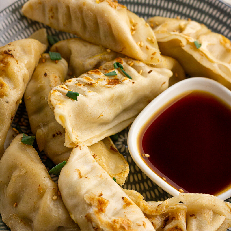 Chicken & Vegetable Dumplings (Low FODMAP-Friendly Serving)