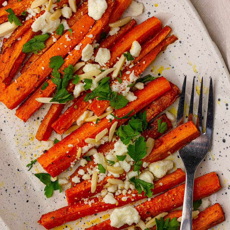 Harissa Roasted Carrots