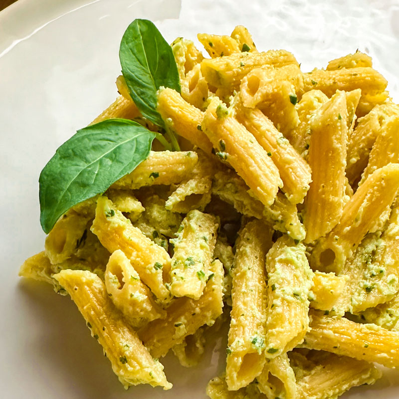 Creamy Tofu Pesto