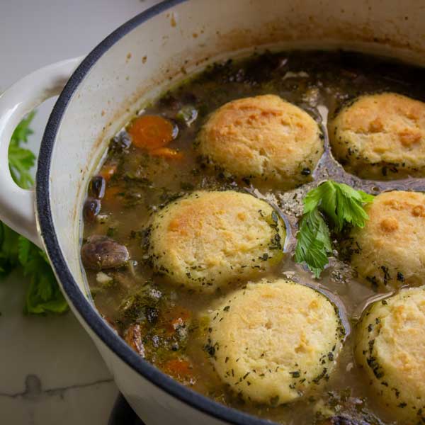 Gluten-Free Turkey Dumpling Soup