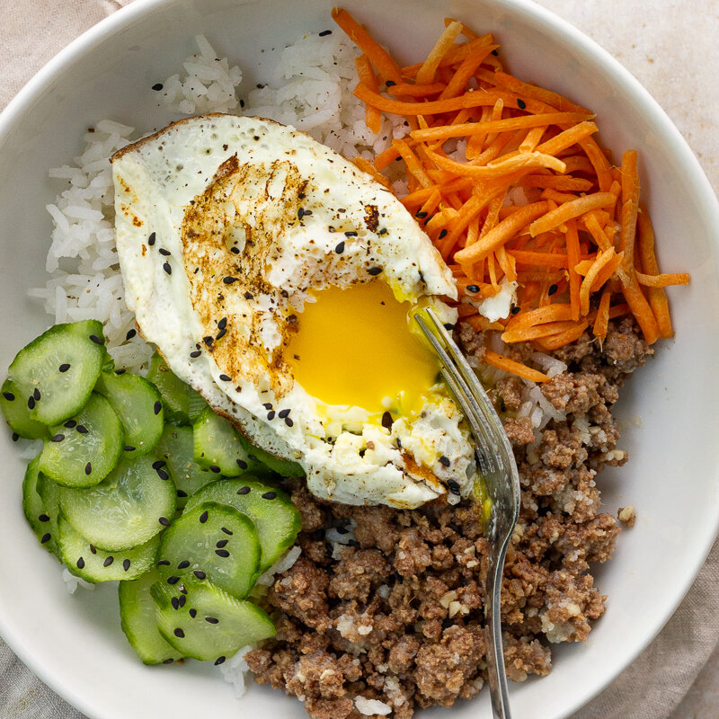 Low FODMAP Bimimbap