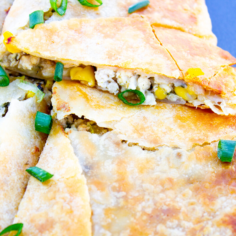 GERD-Friendly Sheet Pan Quesadillas