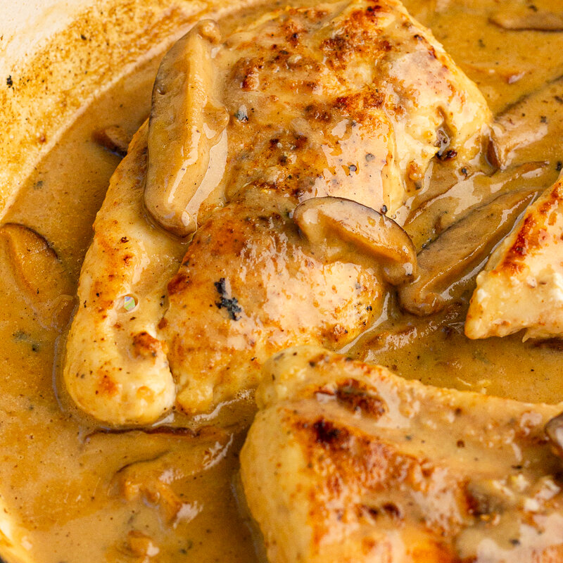 Low FODMAP Chicken Marsala