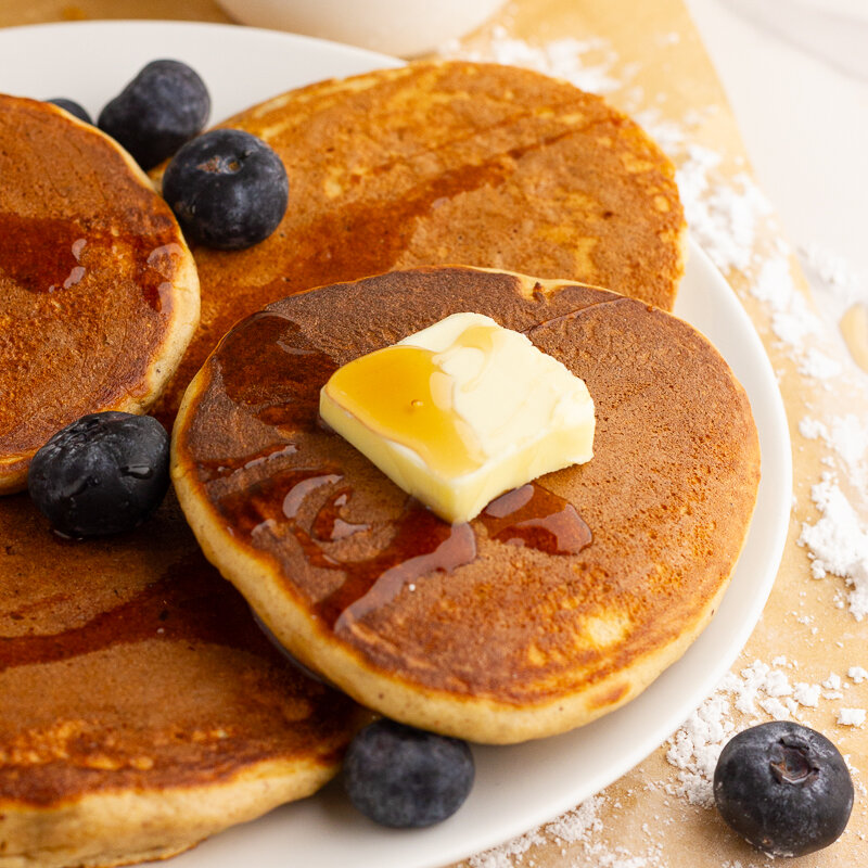 Low FODMAP Buckwheat Pancakes