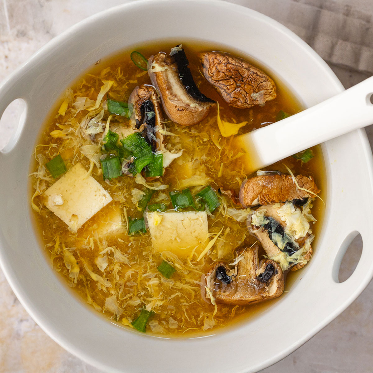 Easy Low FODMAP Hot and Sour Soup