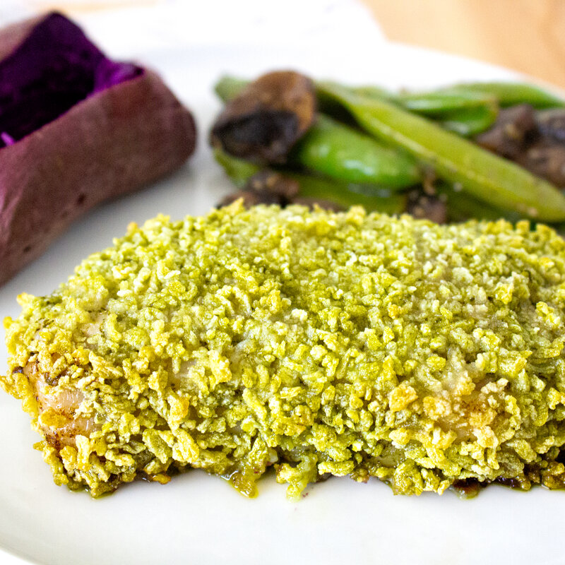Low FODMAP Crusted Pork Chops