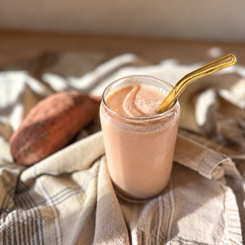 Creamy GERD-Friendly Sweet Potato Smoothie