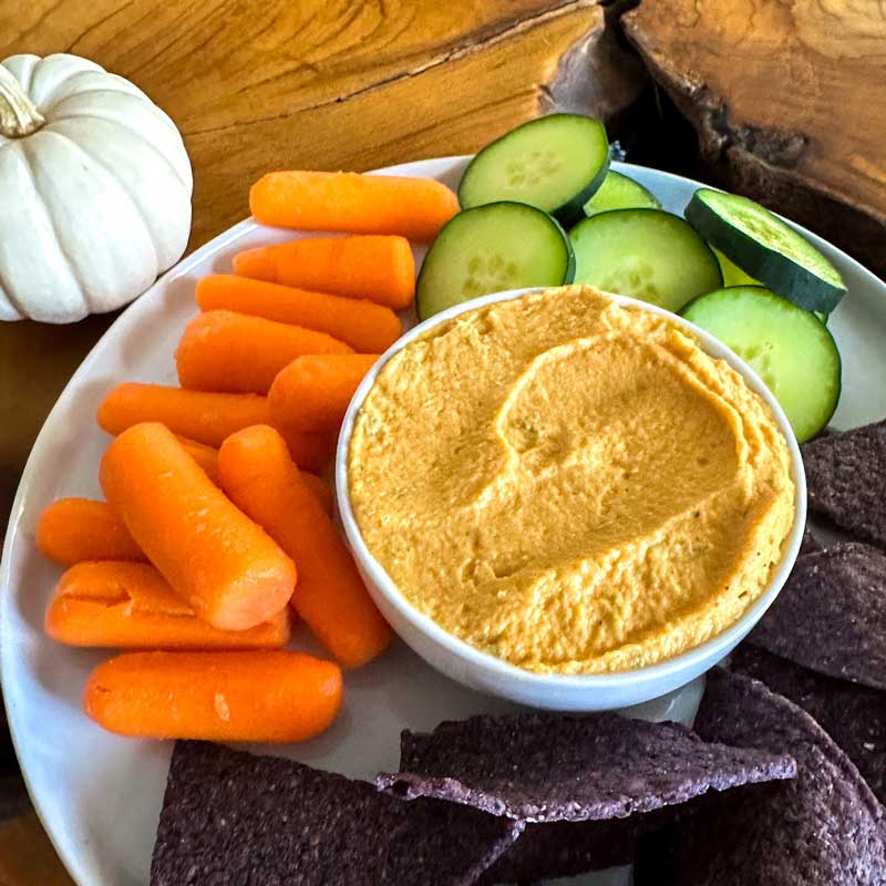 GERD-Friendly Pumpkin Sage Hummus