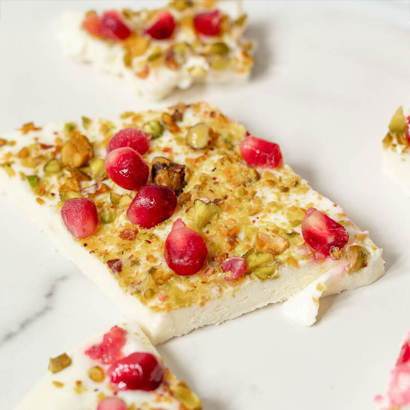 GERD-Friendly Holiday Yogurt Bark