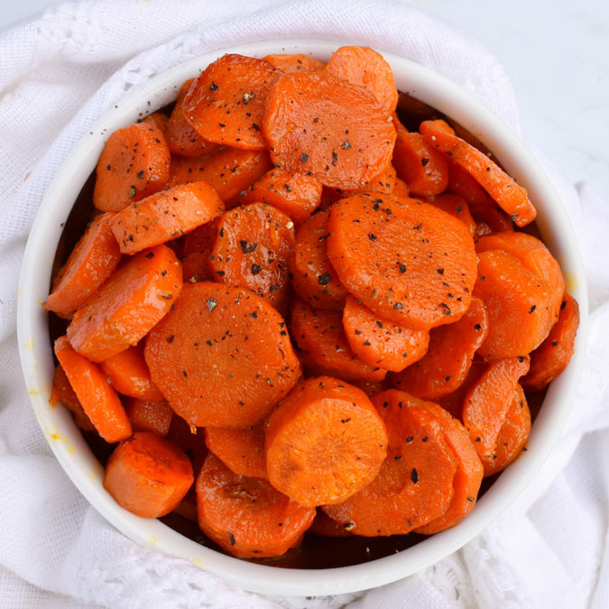Dijon Maple Roasted Carrots