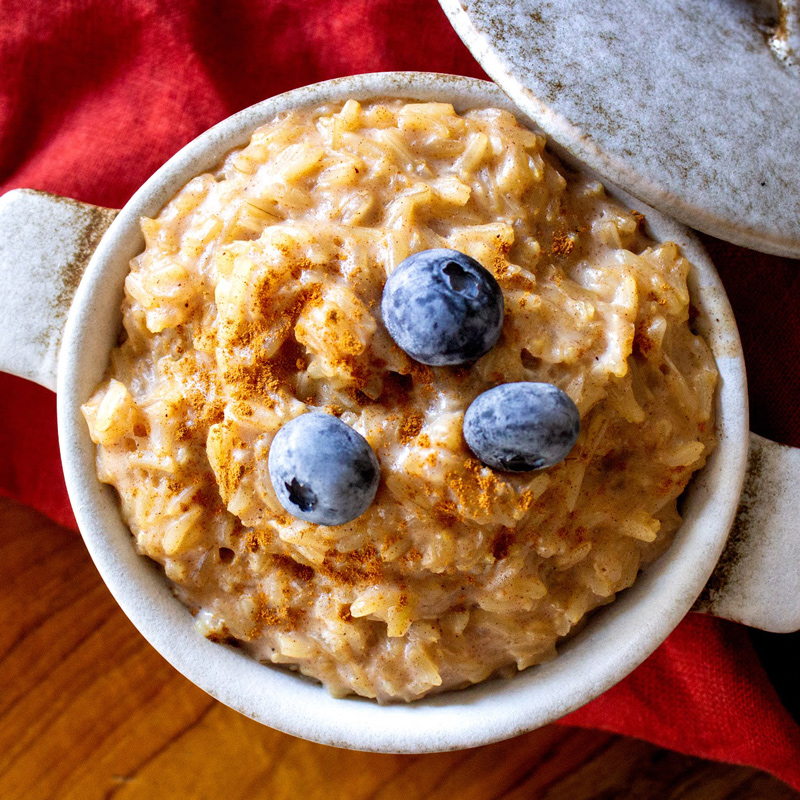 Low FODMAP Rice Pudding
