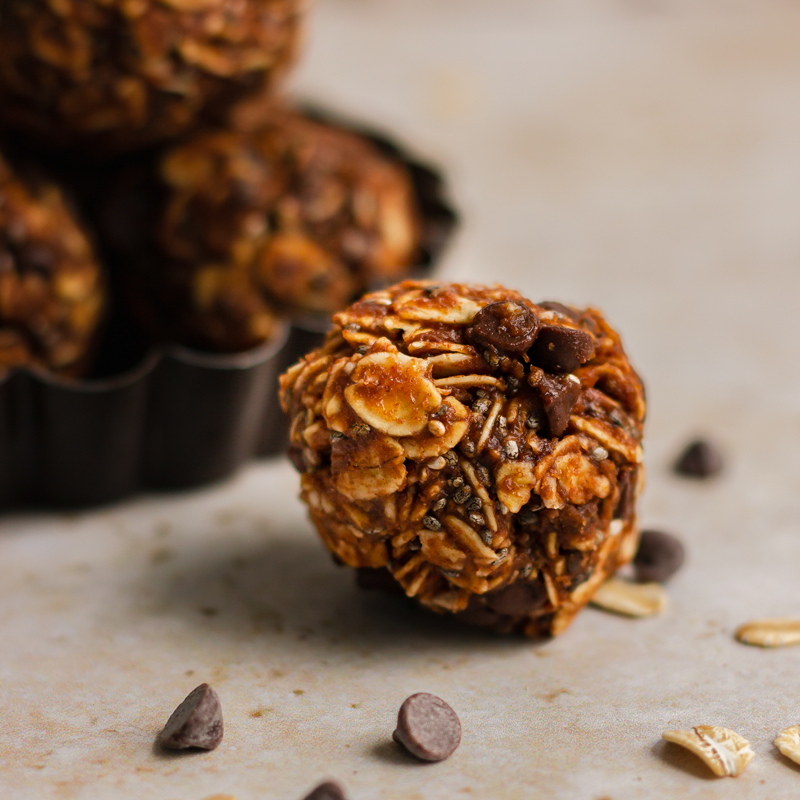 Low FODMAP Peanut Butter Chocolate Energy Balls