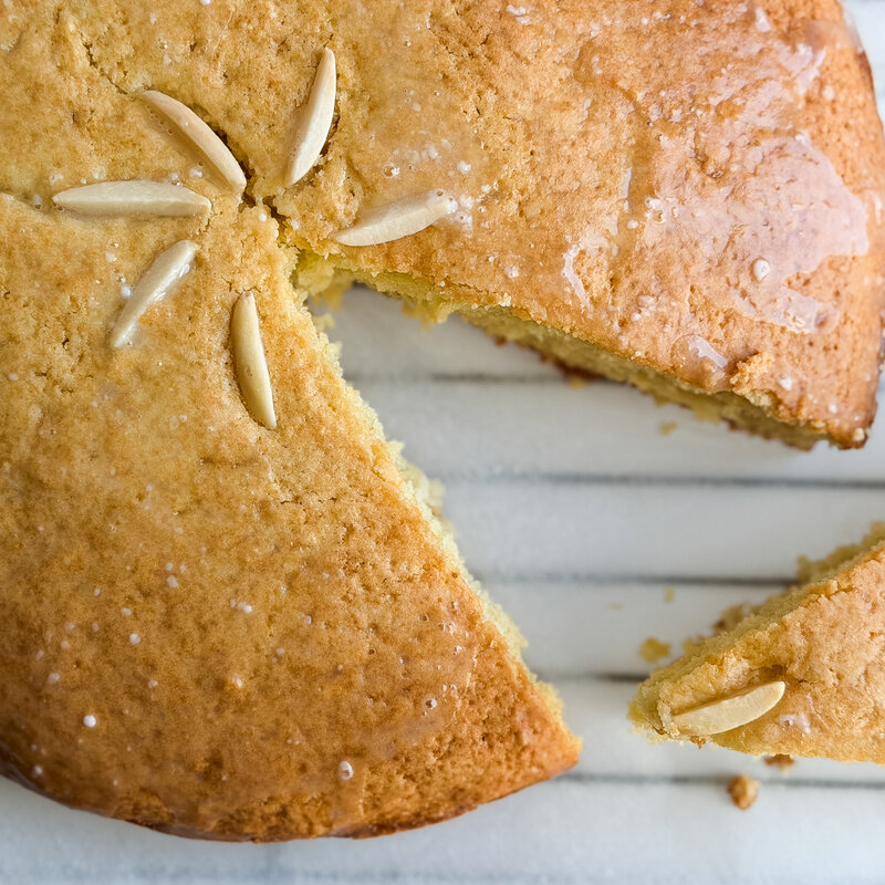GERD-Friendly Vanilla Almond Tea Cake